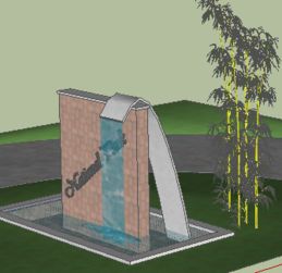 喷泉水景SketchUp模型免费下载指南